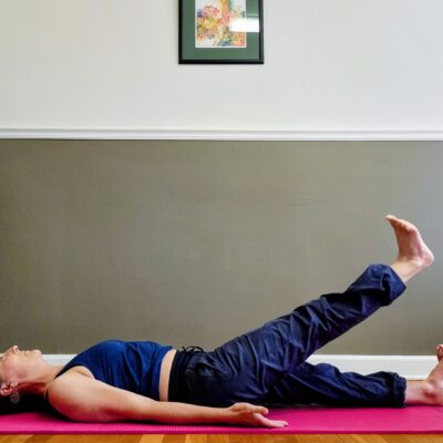 Pilates supine leg series lower